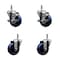 Service Caster 3.5'' Solid Poly Wheel Swivel 7/16'' Grip Ring Stem Caster Set 2 Brakes, 4PK SCC-GR20S3514-SPUS-TLB-716138-2-S-2 - alternate 1